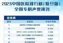 2023年度中国医院专科声誉排行榜复旦版-席天卷地个人博客